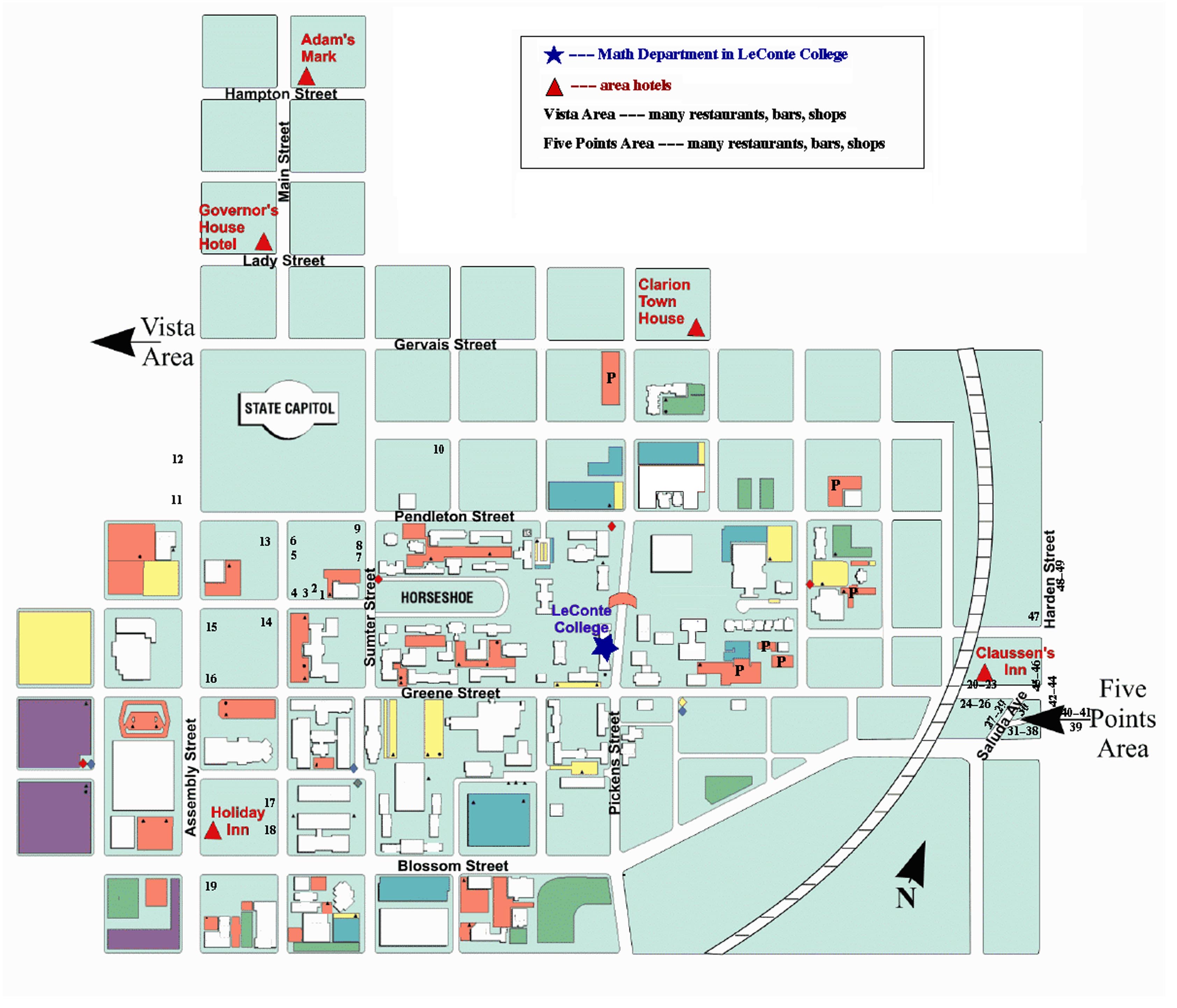 29 Usc Columbia Campus Map - Maps Online For You