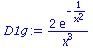 `+`(`/`(`*`(2, `*`(exp(`+`(`-`(`/`(1, `*`(`^`(x, 2)))))))), `*`(`^`(x, 3))))