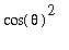 cos(theta)^2