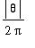 abs(theta)/(2*Pi)