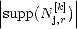 ||      [k]||
|supp(Nj,r)|