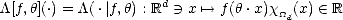                     d
/\[f,h](.) = /\(.|f, h) : R  -)  x '--> f(h.x)x_O_d(x)  (-  R
