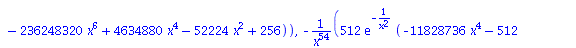 [`+`(`/`(`*`(512, `*`(exp(`+`(`-`(`/`(1, `*`(`^`(x, 2)))))), `*`(`+`(`*`(12504636144000, `*`(`^`(x, 32))), `-`(`*`(383475508416000, `*`(`^`(x, 30)))), `*`(2659319286624000, `*`(`^`(x, 28))), `-`(`*`(7...