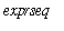 exprseq