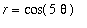 r = cos(5*theta)