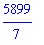 5899/7