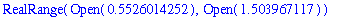 RealRange(Open(.5526014252),Open(1.503967117))