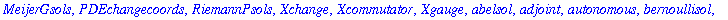 [DEnormal, DEplot, DEplot3d, DEplot_polygon, DFactor, DFactorLCLM, DFactorsols, Dchangevar, GCRD, LCLM, MeijerGsols, PDEchangecoords, RiemannPsols, Xchange, Xcommutator, Xgauge, abelsol, adjoint, auton...