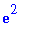 exp(2)