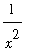 1/(x^2)