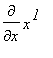 diff(x^`1`,x)