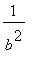 1/(b^2)