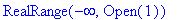 RealRange(-infinity,Open(1))