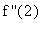 `f ''`(2)