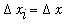 Delta*x[i] = Delta*x