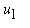 u[1]
