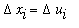 Delta*x[i] = Delta*u[i]