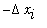 -Delta*x[i]