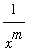 1/(x^m)