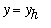 y = y[h]