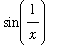 sin(1/x)