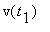 v(t[1])