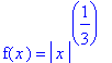f(x) = abs(x)^(1/3)