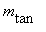 m[tan]