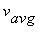 v[avg]
