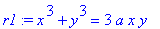 r1 := x^3+y^3 = 3*a*x*y