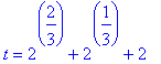 t = 2^(2/3)+2^(1/3)+2
