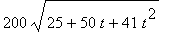 200*sqrt(25+50*t+41*t^2)