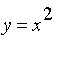y = x^2