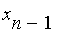 x[n-1]
