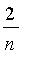 2/n