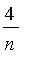 4/n