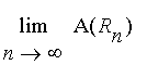 Limit(A(R[n]),n = infinity)