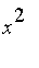 x^2
