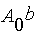 A[0]^b
