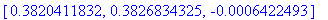[.3820411832, .3826834325, -.6422493e-3]