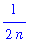 1/(2*n)