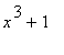 x^3+1