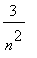 3/(n^2)