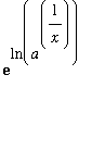 exp(ln(a^(1/x)))