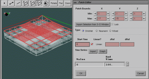Figure 14: Boundary Conditions Patch Editor