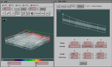 Figure 5.b: Edit Slice Widget with x-index = 1