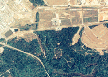 [Aerial photo of OBG 
site at SRS.]